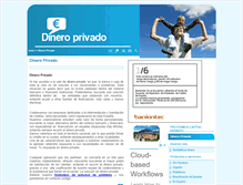 Tablet Screenshot of dinero-privado.es